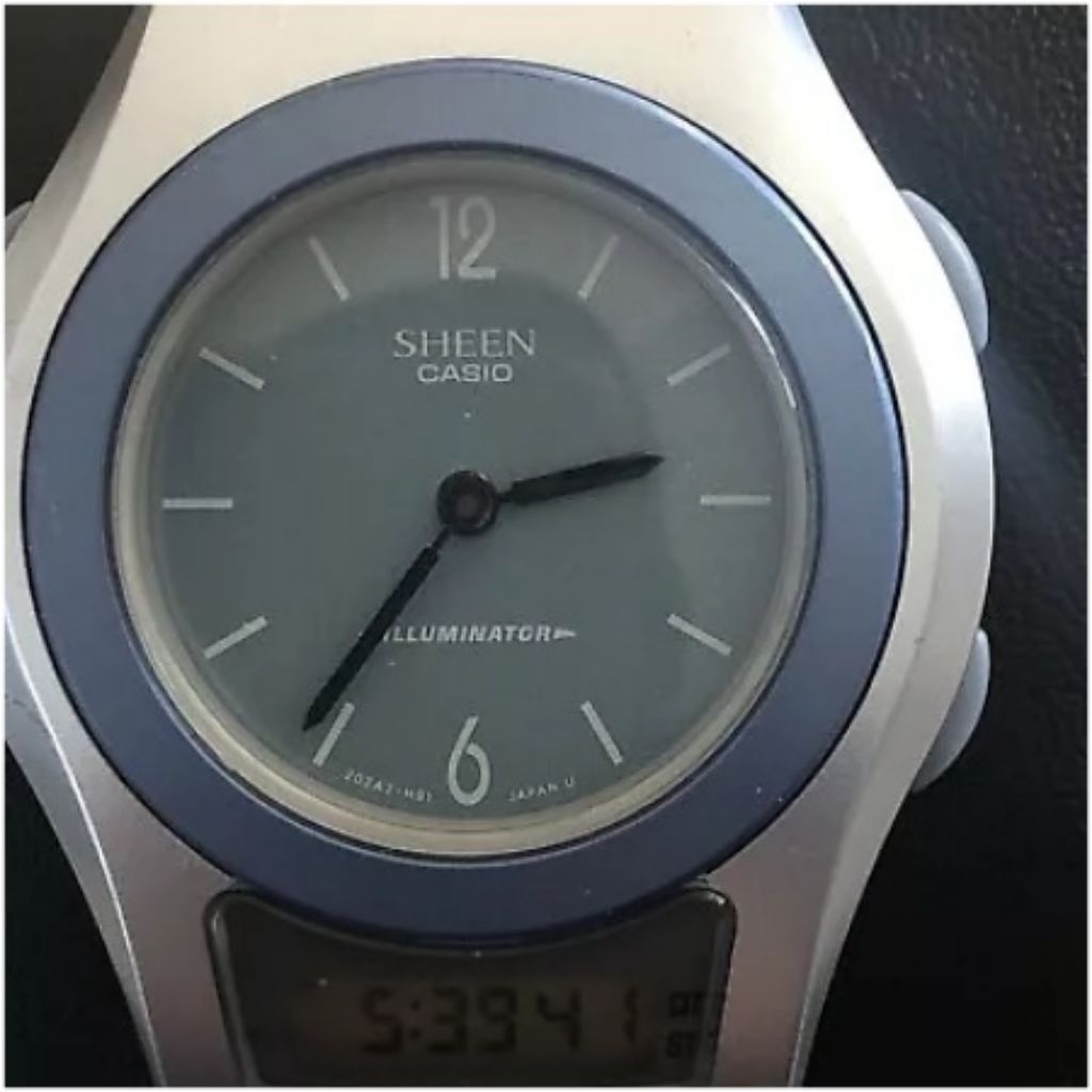 JAM TANGAN CASIO DUAL TIME WATCH