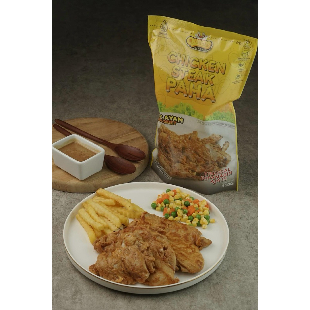

CHICKEN STEAK PAHA FROZEN FOOD QUEENS KITCHEN