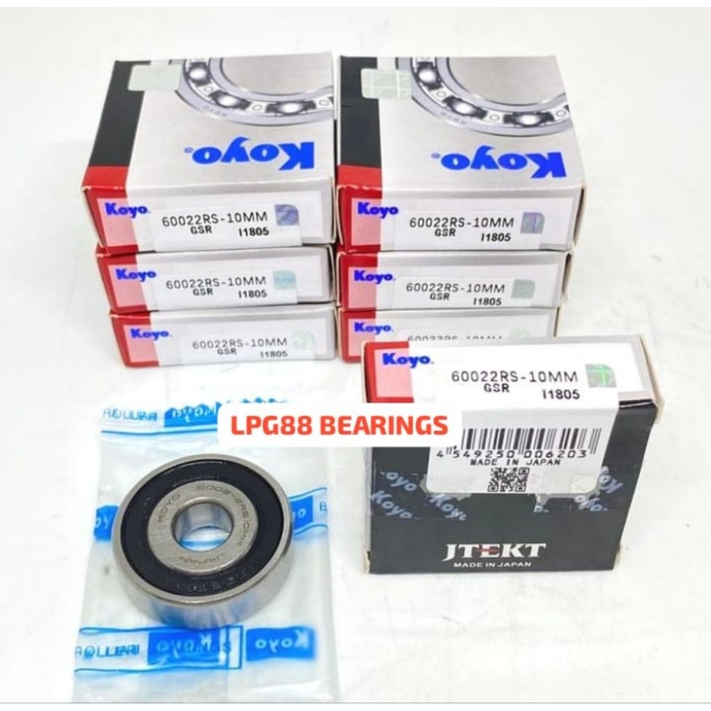 BEARING 6002 2RS-10MM KOYO TUTUP KARET