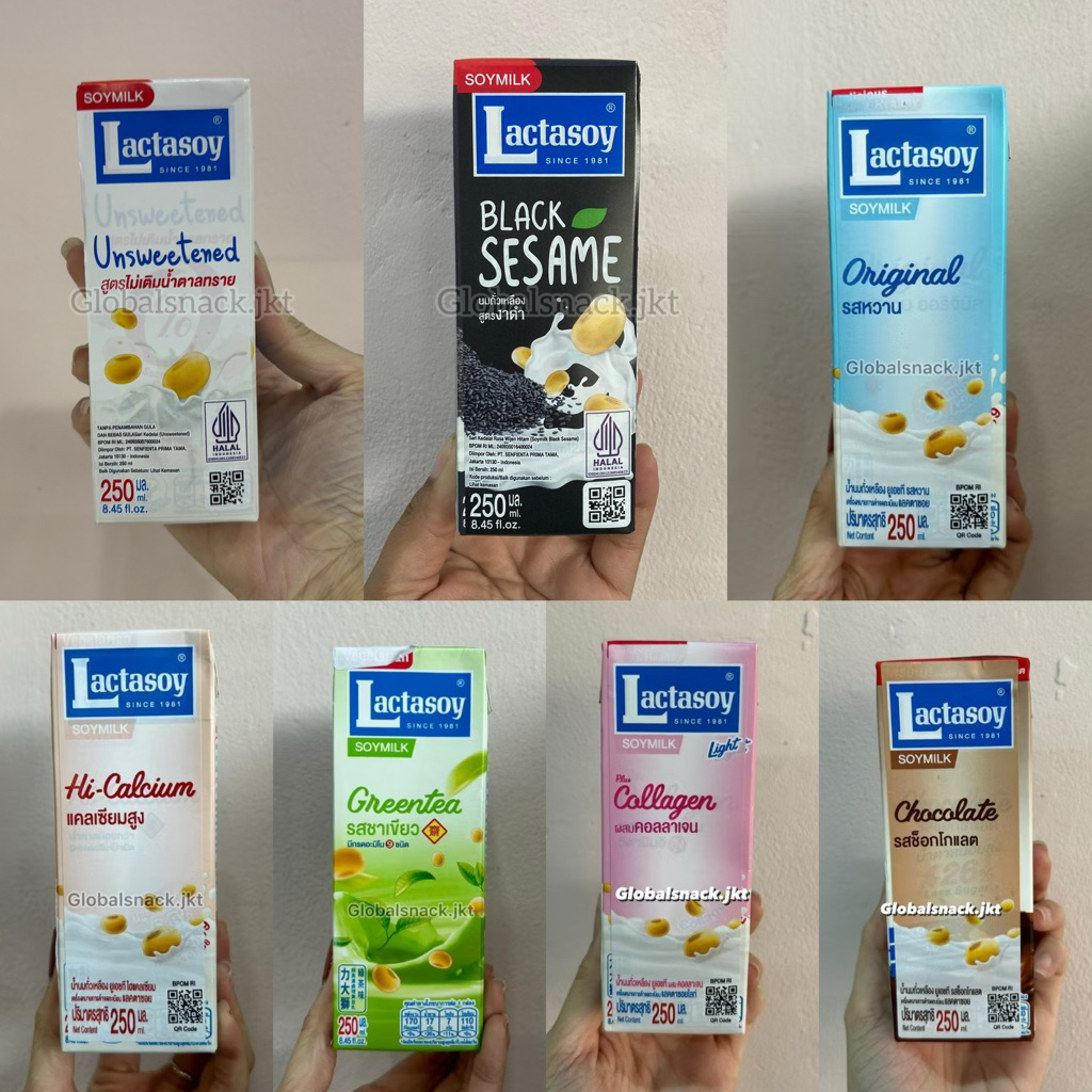 

LACTASOY SOYA MILK SOY MILK SUSU KACANG CHOCOLATE / COLLAGEN / HI CALCIUM / GREEN TEA / ORIGINAL