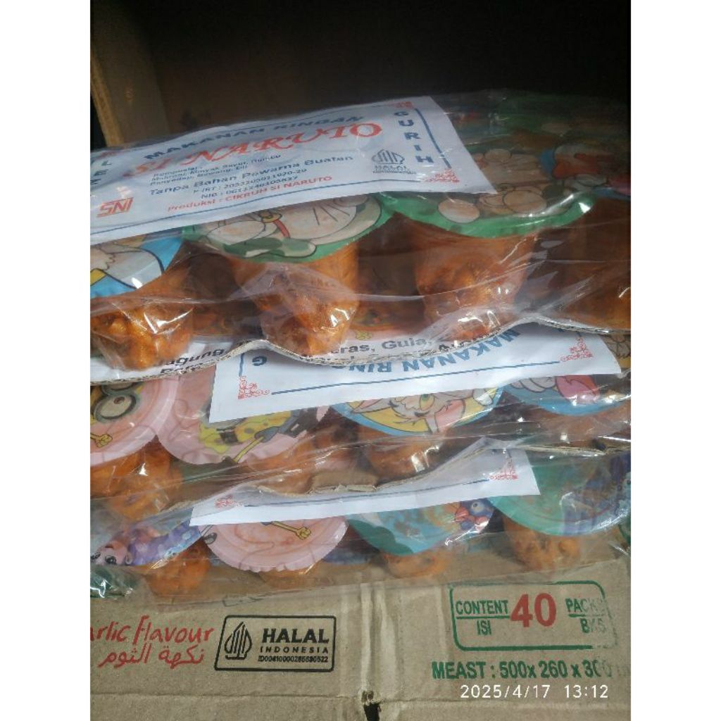 

makaroni Naruto cup isi 12 pcs