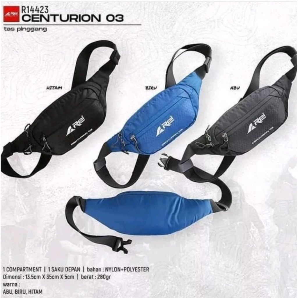 Tas Pinggang Arei Centurion 03 Waistbag Slingbag Arei Outdoorgear