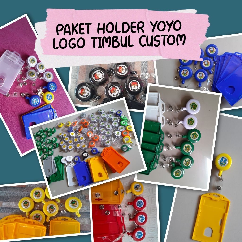 

Logo Timbul Custom di Yoyo Holder Card