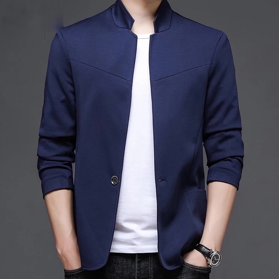 KODE Q55R jaket bomber jasket semi jas blazer korean stylee distro pria terbaru keren  jaket formal 