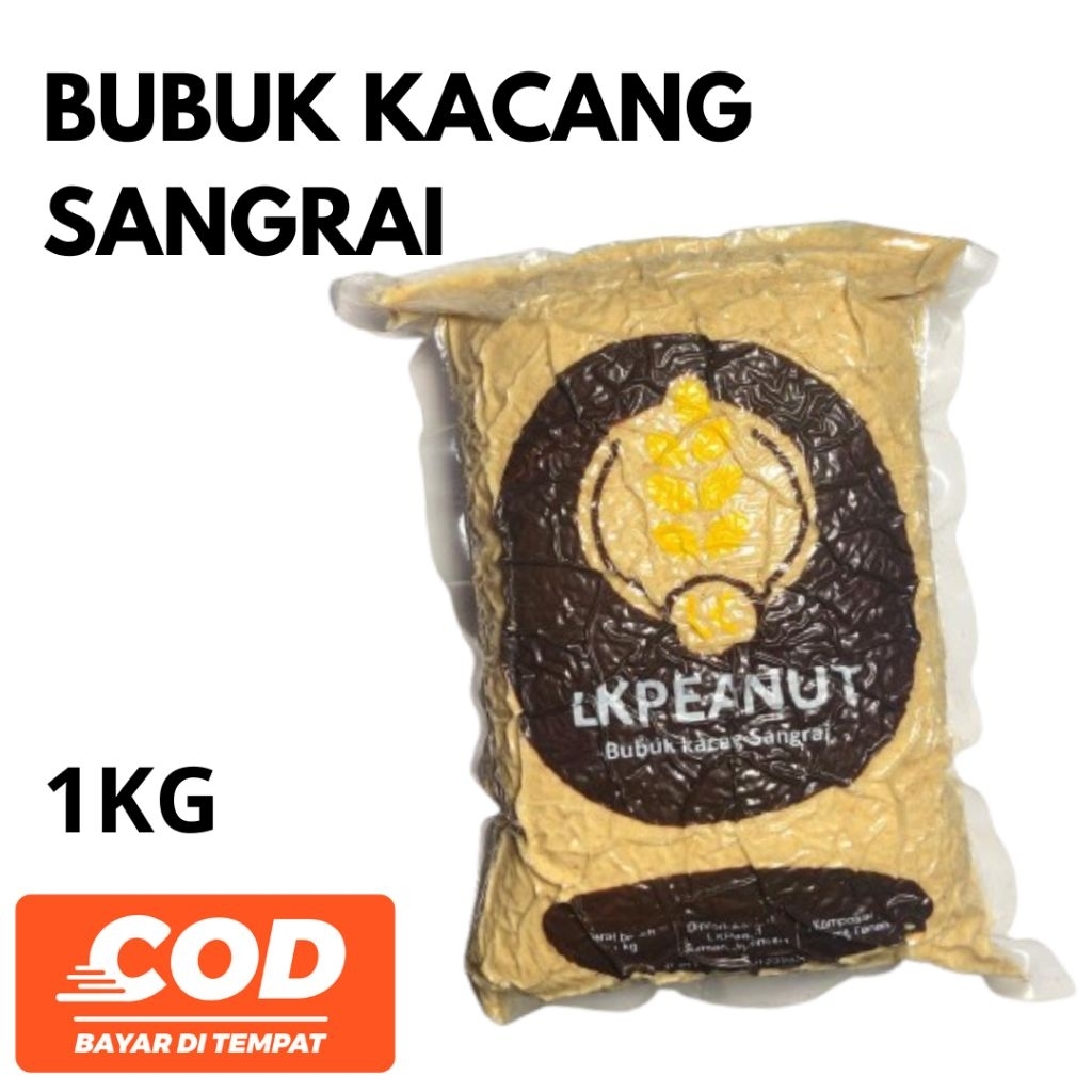 BUBUK KACANG TANAH SANGRAI 1KG
