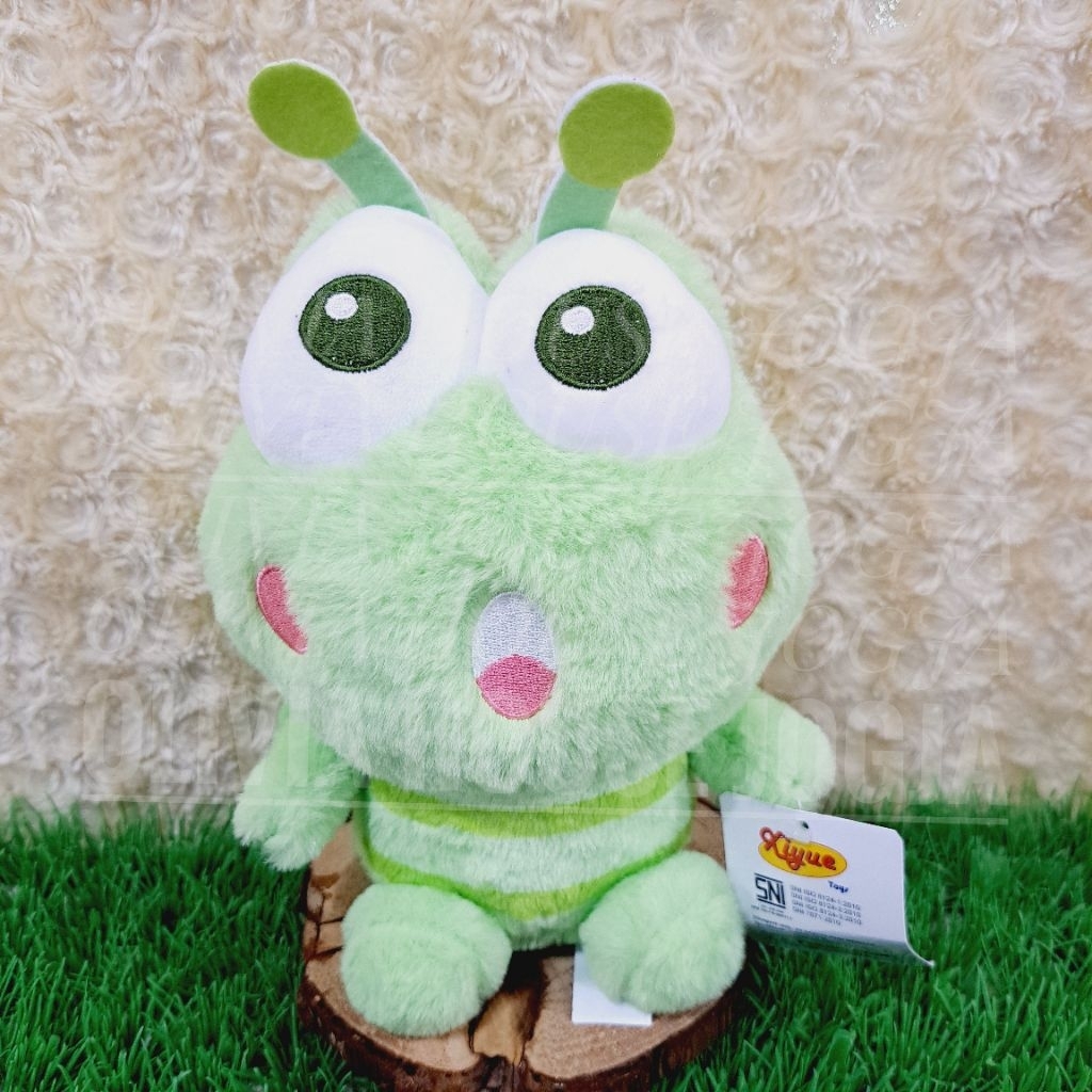 Boneka Katak Kostum Lebah Hijau Boneka Frog Boneka Lebah Keroppi
