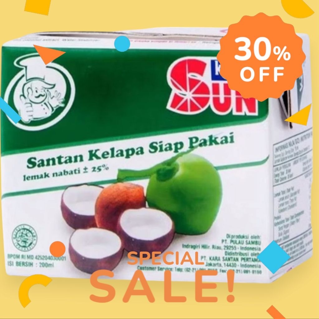 

Sun Kara 200ml - Santan Kelapa Cair Instan