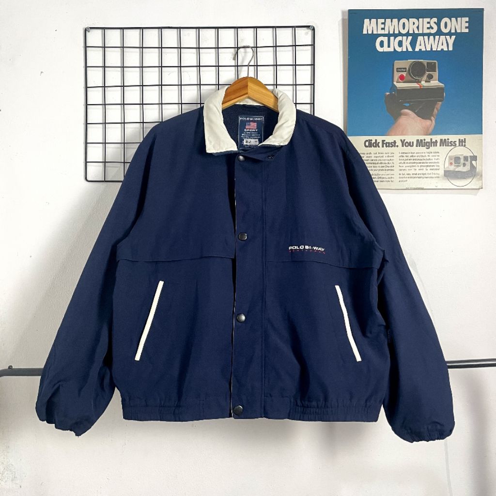 JAKET POLO CASUAL SECOND ORIGINAL, JAKET VINTAGE POLO, BOMBER HARRINGTON