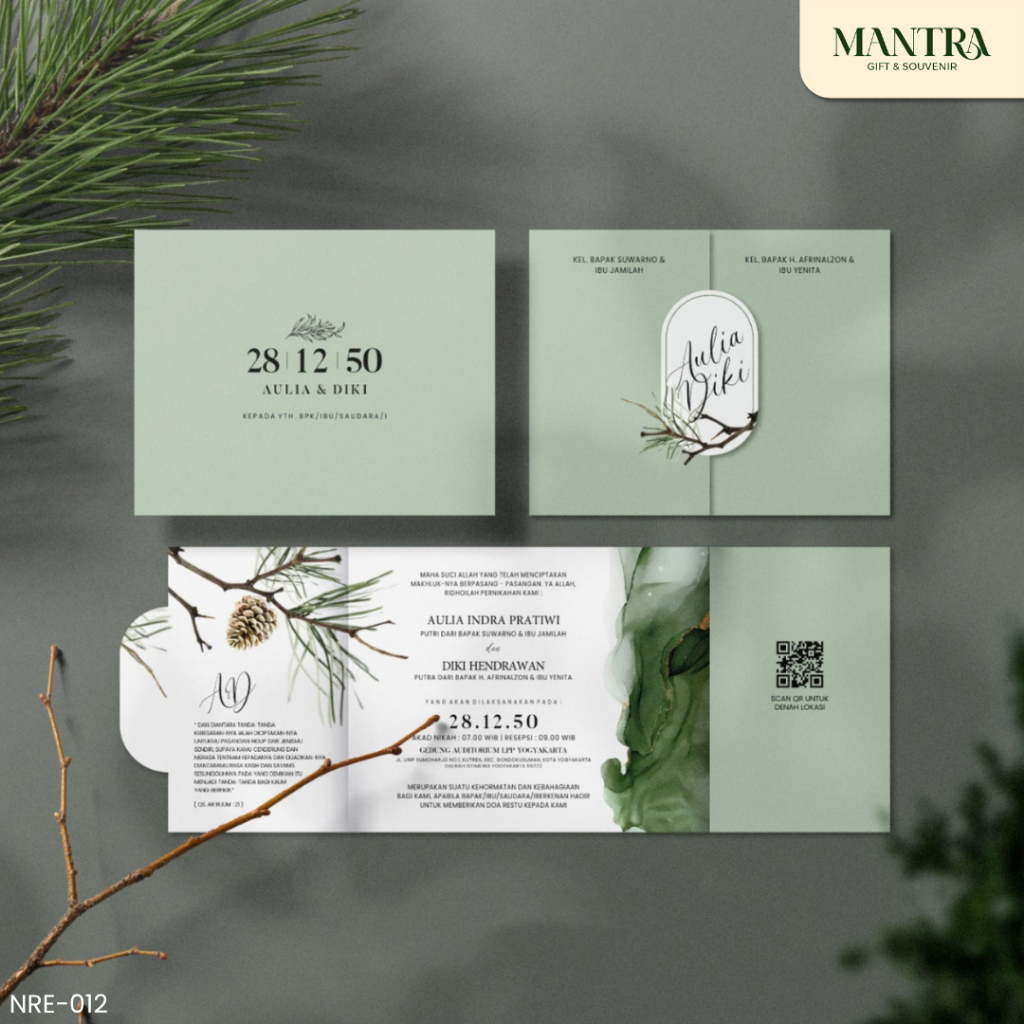Undangan Pernikahan - Undangan Premium - Undangan Murah - Undangan Keren - Undangan Souvenir Pernika