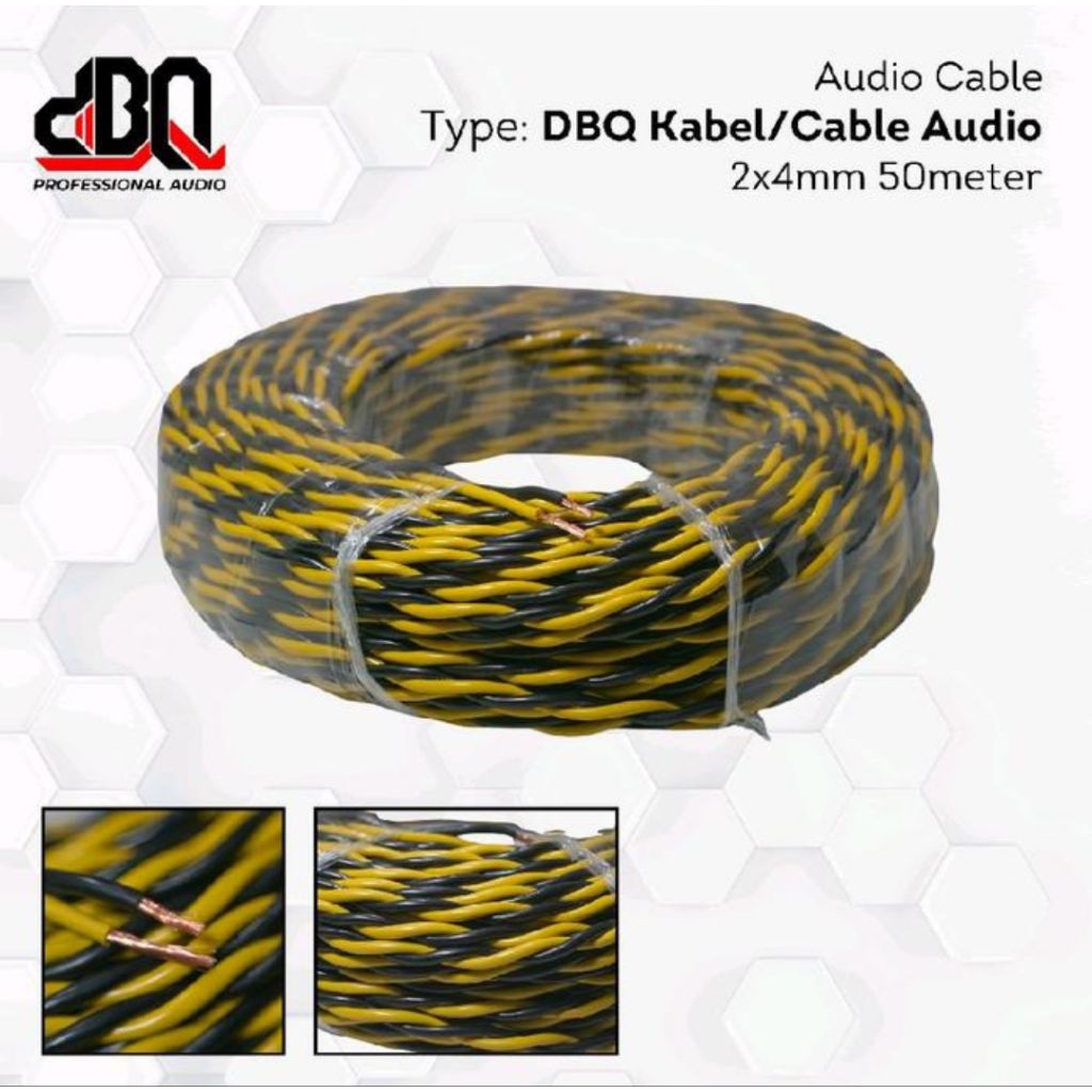 KABEL ULIR DBQ 2X4MM HARGA PER METER ORIGINAL TEMBAG ASLI