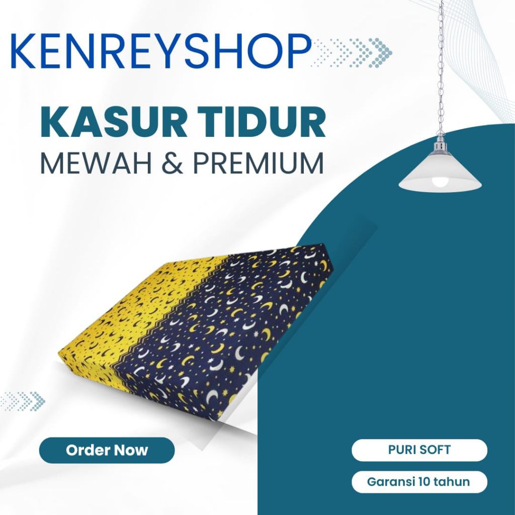 Kasur Busa PURI FOAM Garansi 10 Tahun | Tebal 20 cm | Single, Queen, King