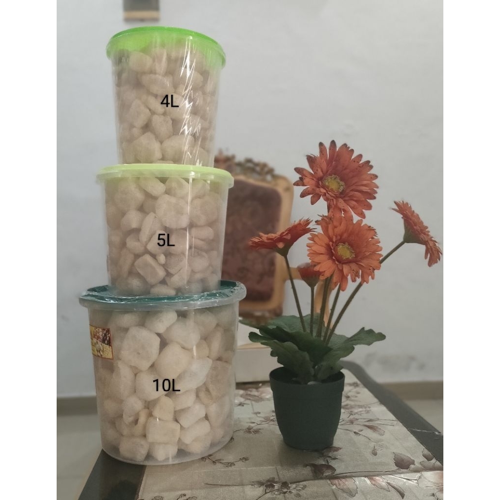 

promo beli 1 gratis 1. krupuk kulit toples 4L Kerupuk Food Snack Makanan