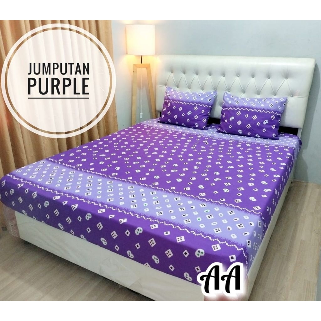 Sprei Jumputan Ungu