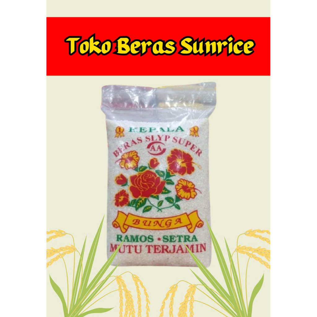 

BERAS SETRA RAMOS PREMIUM DIPRODUKSI LANGSUNG DARI PENGGILINGAN 10 kg