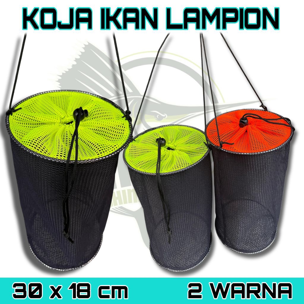 Koja Ikan Lampion 2 Ring - Alat Mancing - Pelengkapan Mancing - Tempat Umpan Udang
