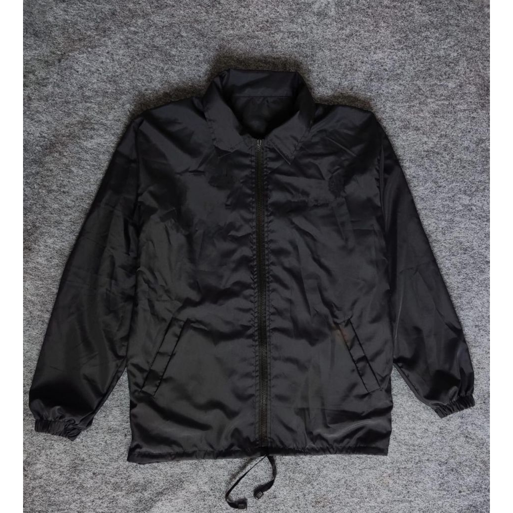 Jaket Coach polos Pria Wanita Design Gambar Sendiri Harga Termurah/Jaket Parasut/Jaket Keren/Jaket W