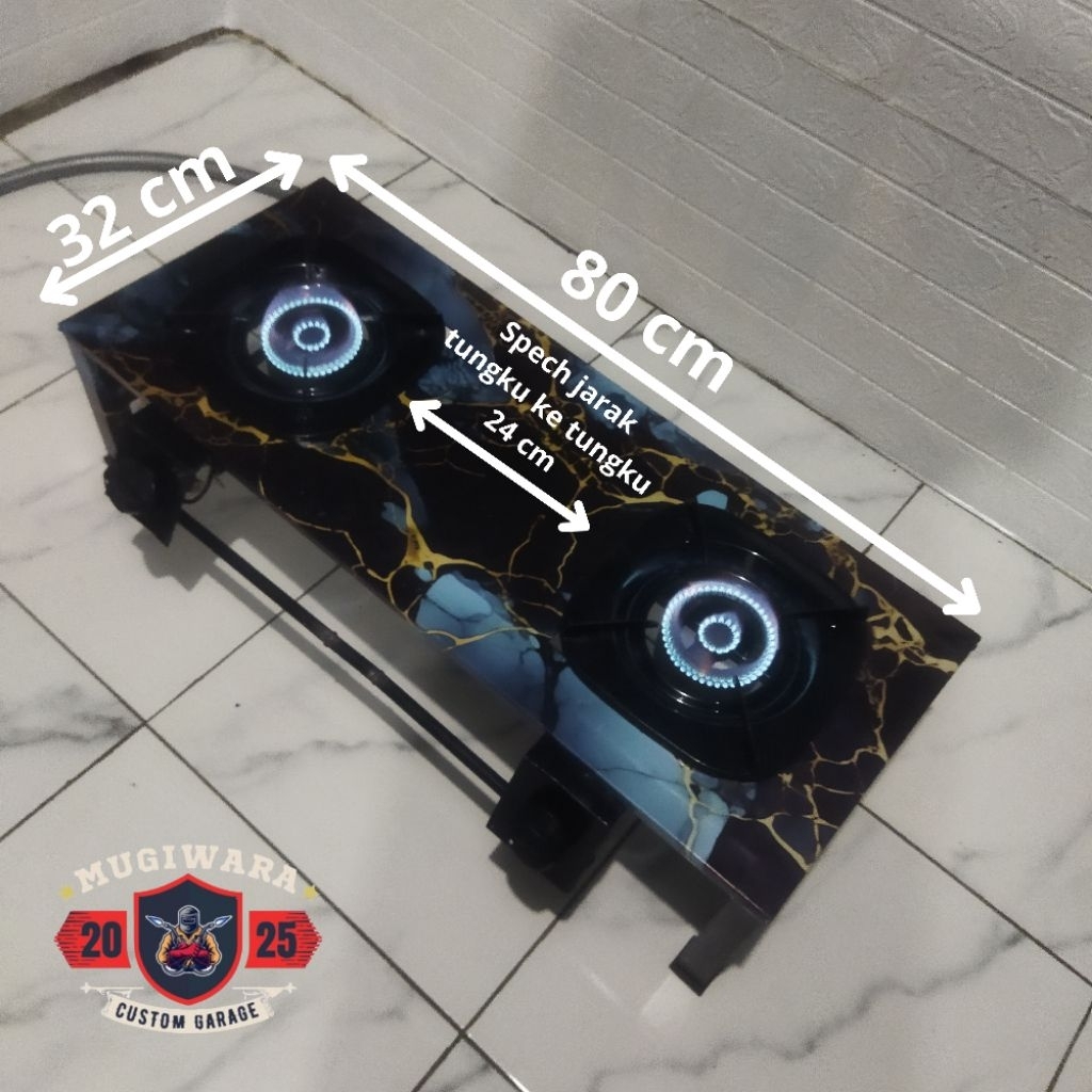 kompor gas joss 2 tungku estetik.
