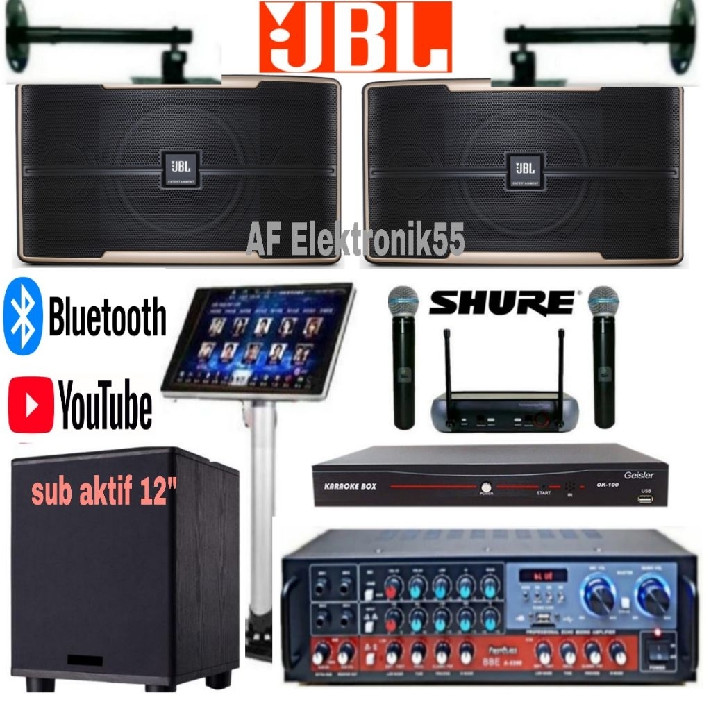 Paket Sound System Karaoke JBL ( Paket 3 ) Original