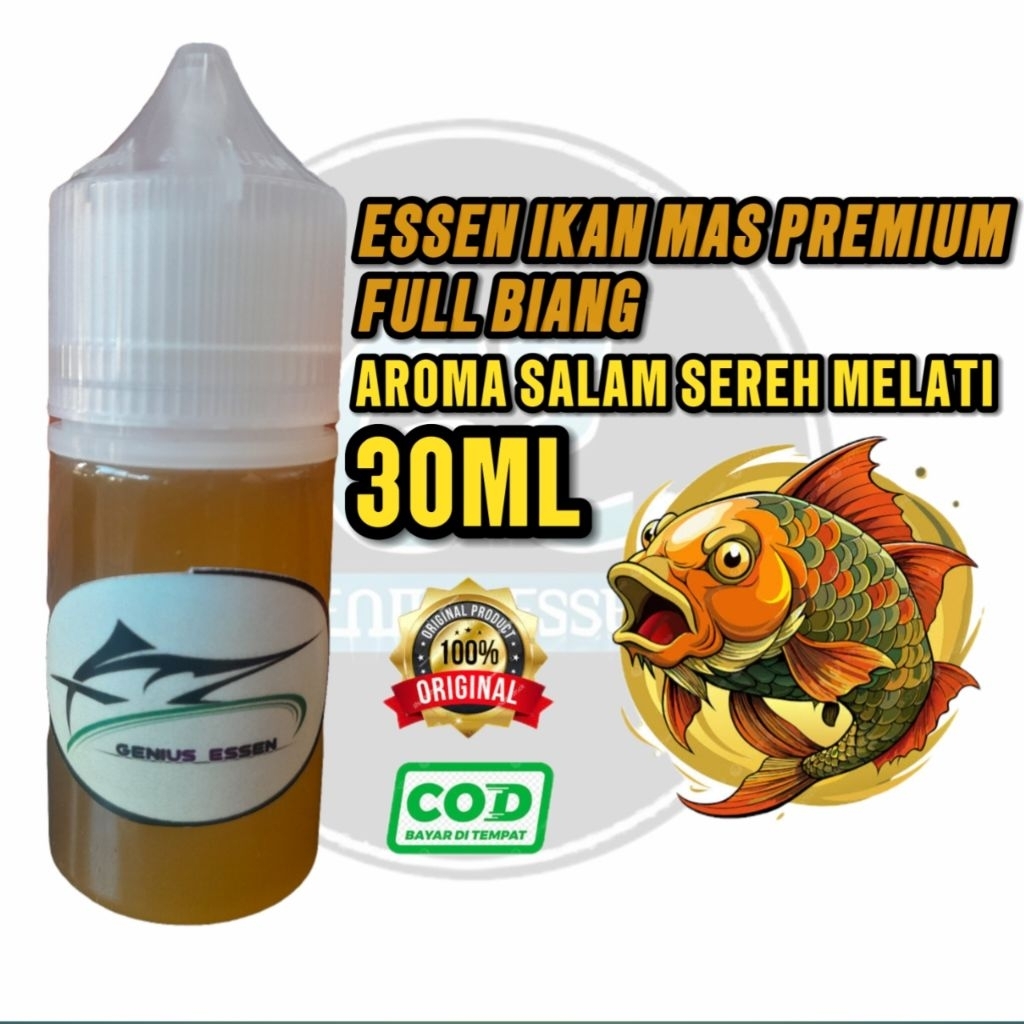 Essen ikan mas premium full biang aroma salam sereh melati essen ikan mas harian essen ikan mas lomb