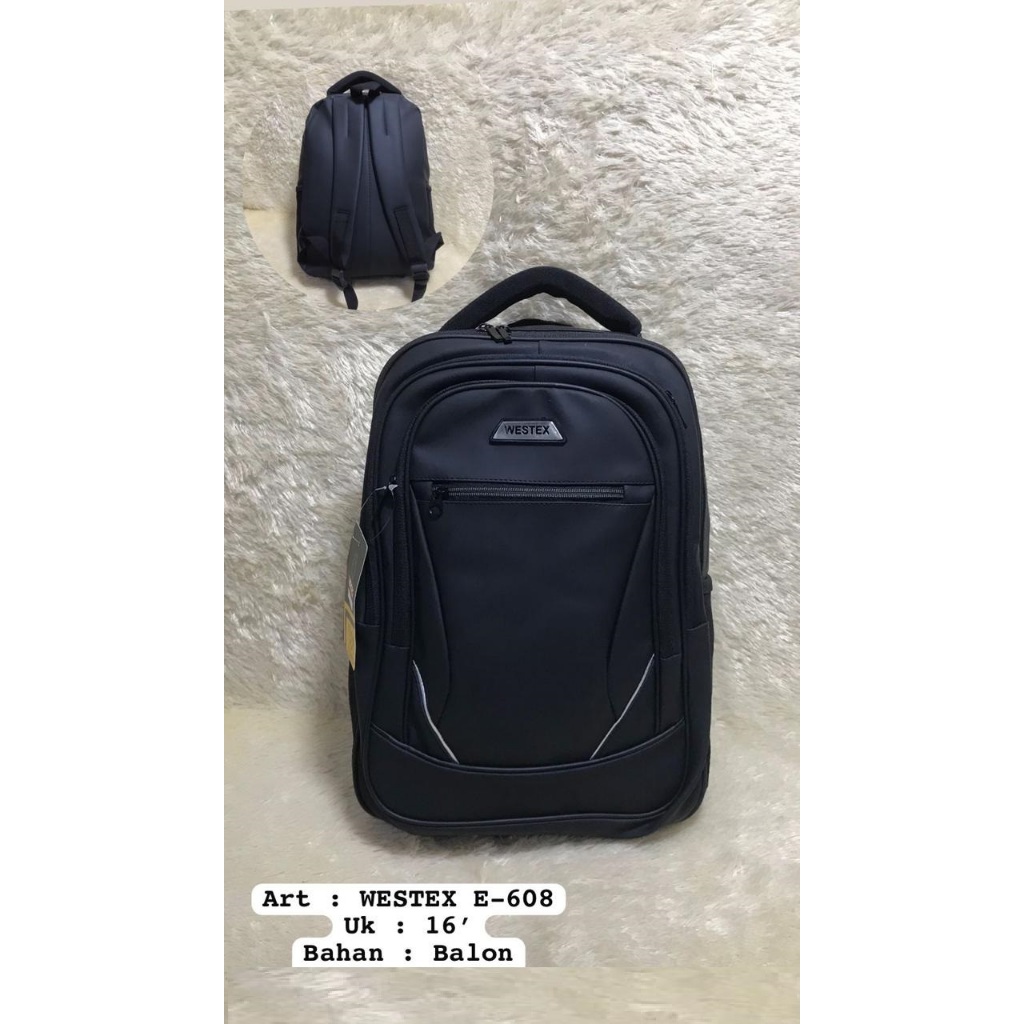 TAS LAPTOP RANSEL MERK POLO ORIGINAL E608 - Ransel Pria