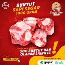 

(PREMIUM) Buntut Sapi Lokal Segar FRESH Oxtail Center Cut 1KG 1 KG 1000 gram