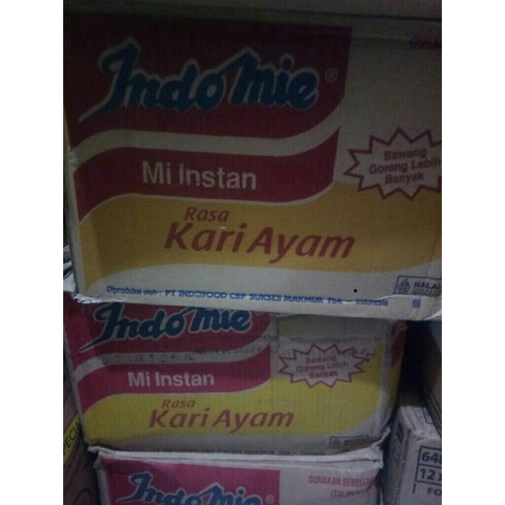 

indomie kari ayam 1 dus