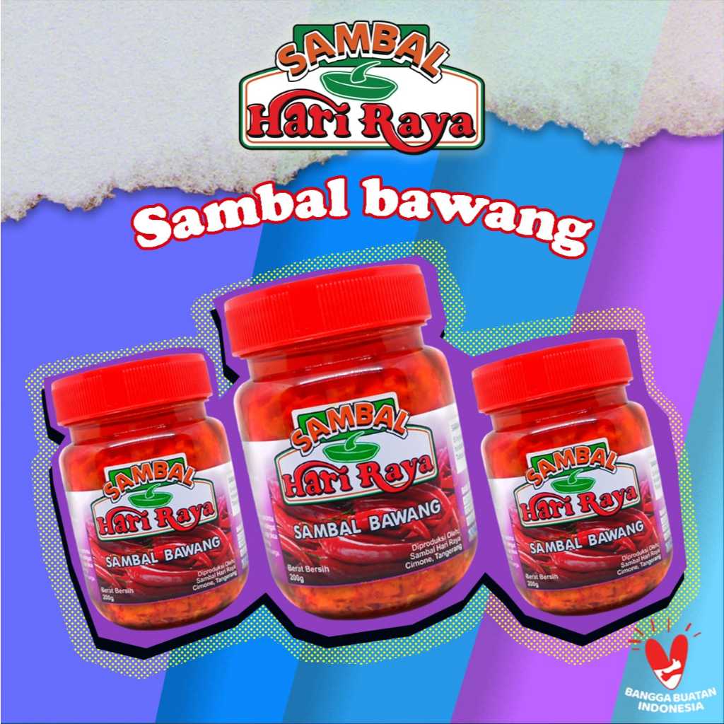 

Sambal Bawang by SAMBAL HARI RAYA – Pedas Gurih Bikin Nagih! | Sambal Rumahan | 200 gr