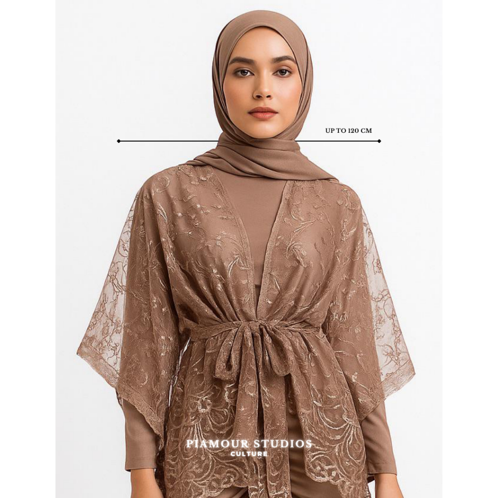 Big Promo Piamour Baju Kondangan Wanita Kekinian Remaja Hijab Non Hijab One Set Kebaya Modern Brokat