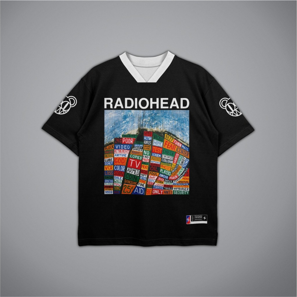 JERSEY BAND RADIOHEAD OVERSIZE // JERSEY OVERSIZE // JERSEY BAND OVERSIZE // JERSEY RADIOHEAD
