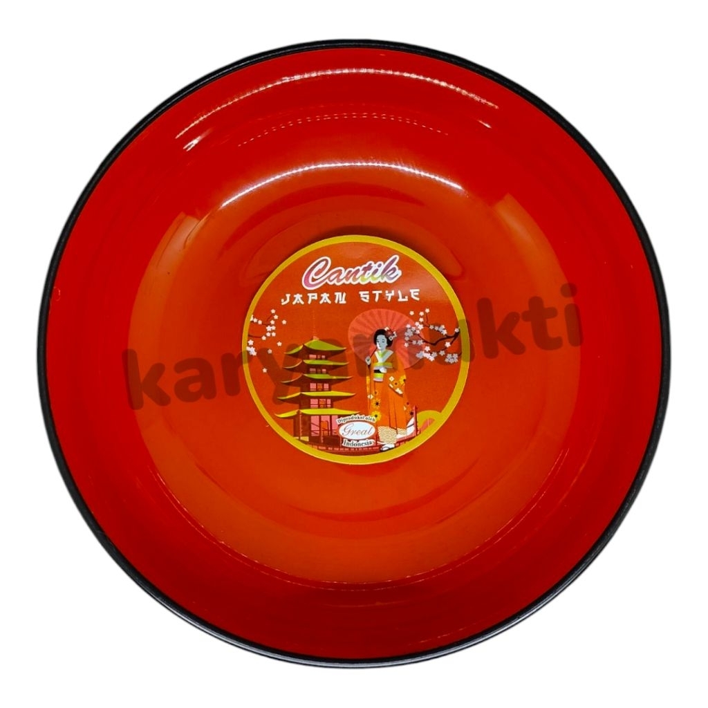 MANGKOK RAMEN CANTIK  1 LUSIN RINGKOK RAMEN PLASTIK MANGKOK RAMEN PLASTIK