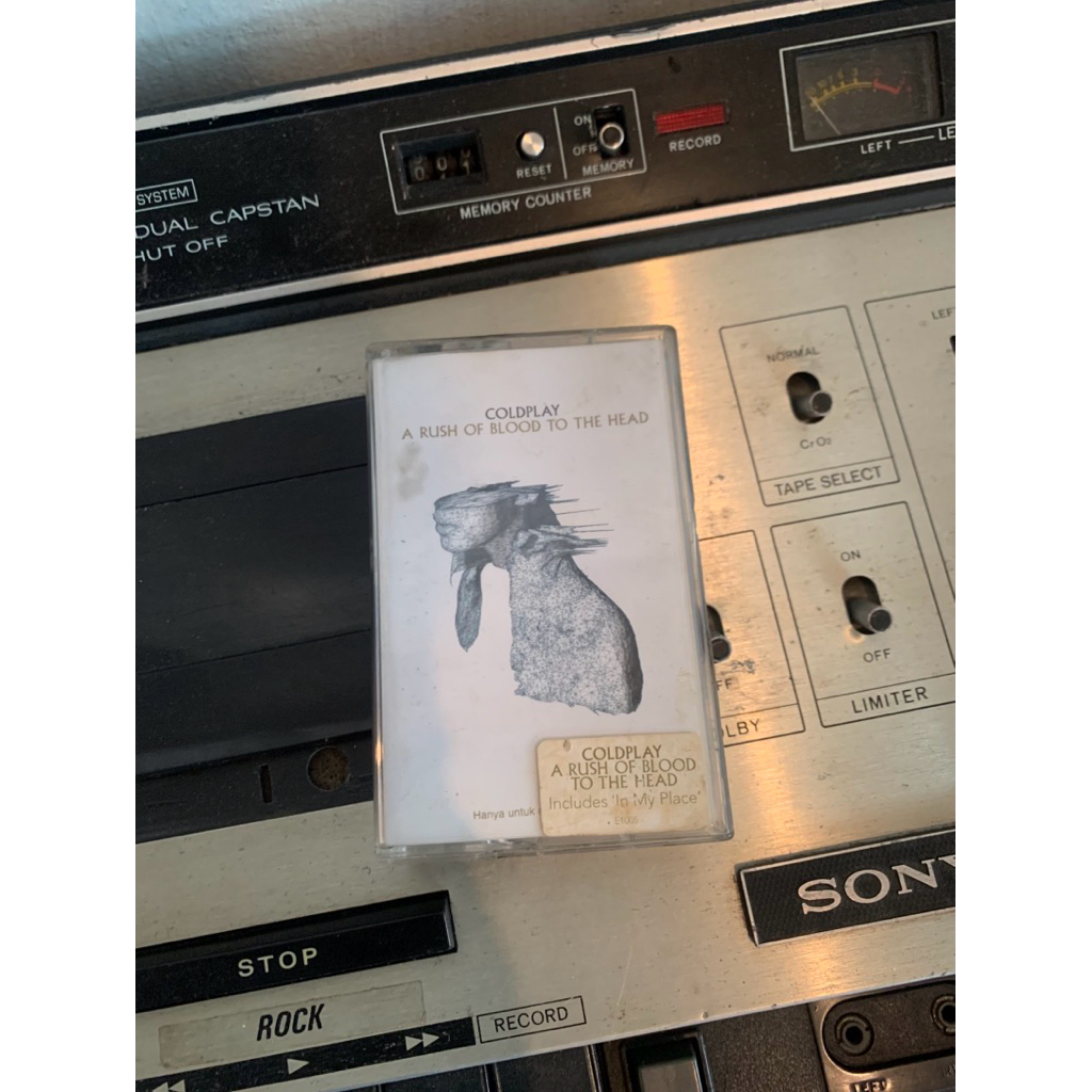 Kaset Pita Coldplay – A Rush of Blood to the Head | Rilisan Indonesia | Bekas Original