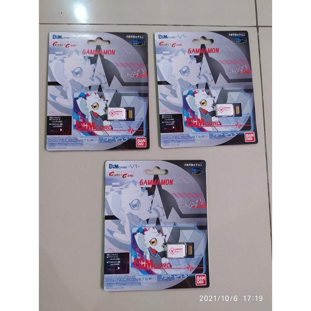 DIMCARD GAMMAMON DIGIMON GHOST GAME VITAL BRACELET
