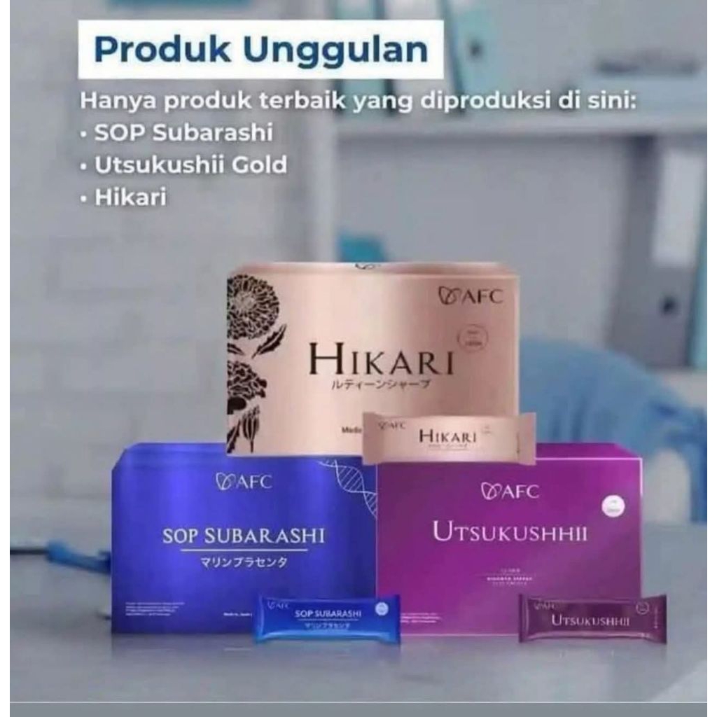 SOP Subarashi, Utsukushi, Hikari Ecer 1 Sachet