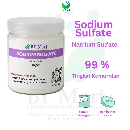 BY KIMIA & HERBAL - Sodium Sulfate / Sodium Sulfat / Natrium Sulfate / Natrium Sulfat / Bahan Sabun-