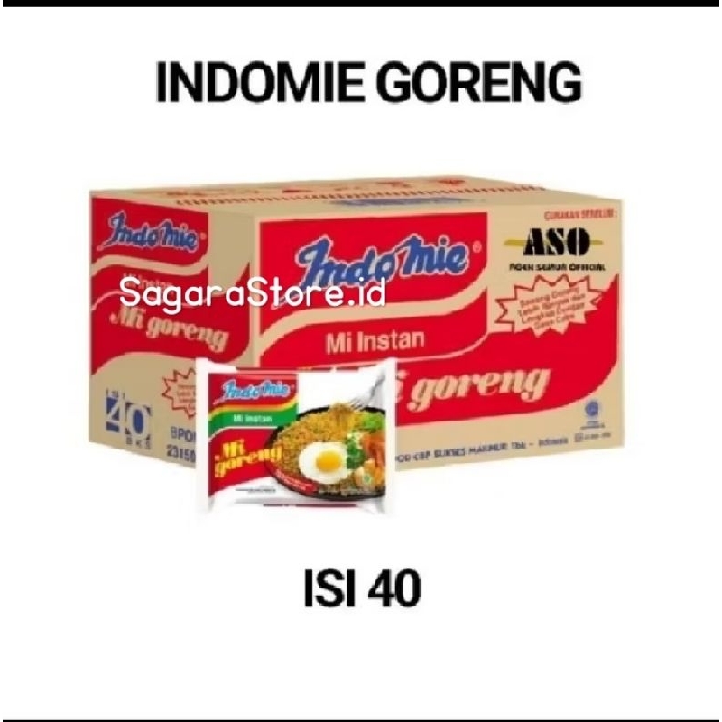 

Mie Indomie Goreng 2 Dos Isi 80pcs