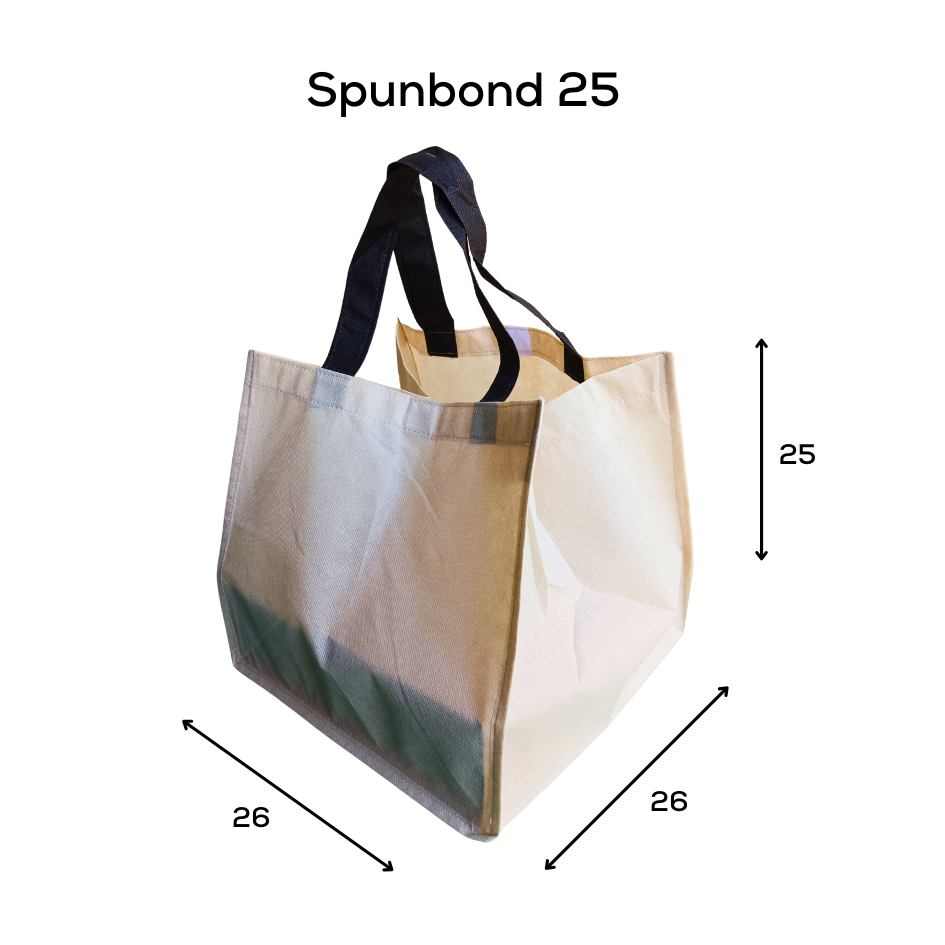 

Tas Spunbond 25 Warna Cream / Goodie Bag 26 x 26 x 25 Warna Cream