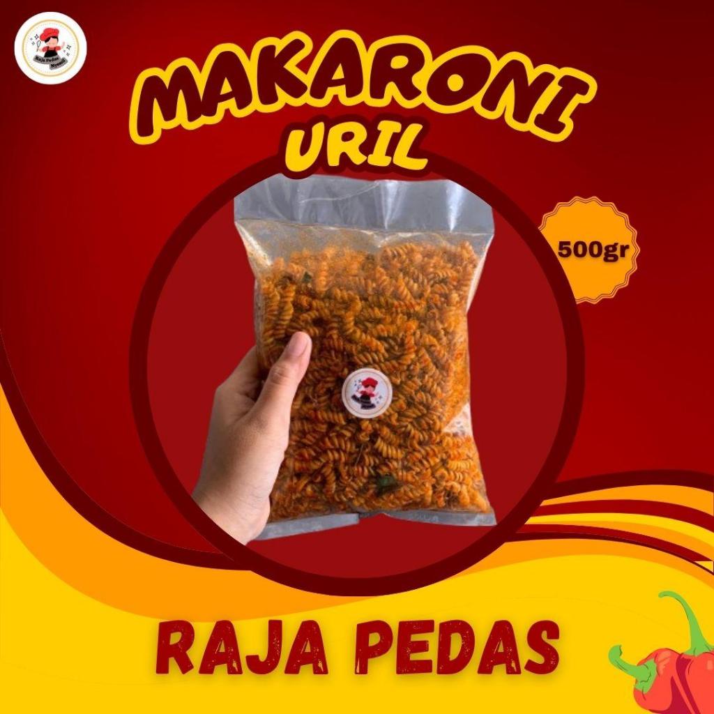 

500gr- Makroni uril renyah cemilan pedas gurih enak