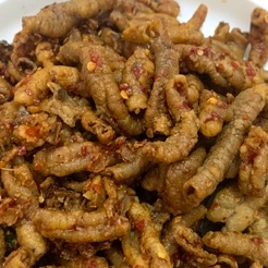 

Kripik usus pedas daun jeruk 70gr Bumbu Basah Kripsus Kriuk Kiloan Bumbu Cikruh gurih cemilan keluarga lebaran usu ayam