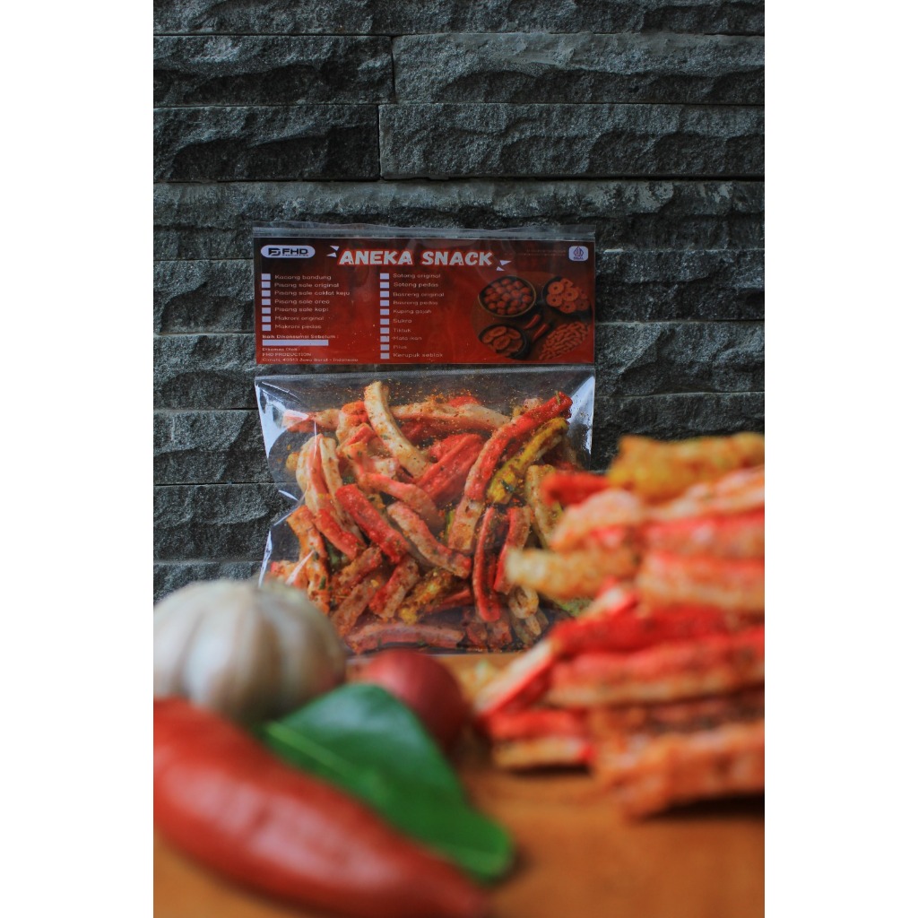

FHD Cemilan Kerupuk Beton Pedas 100 gr