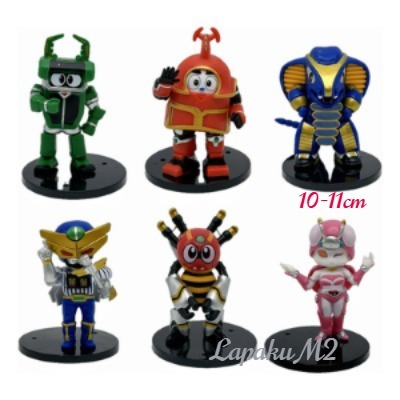Action Figure  B-ROBO KABUTACK  Figure Robot Kabutaku Set isi 6pcs
