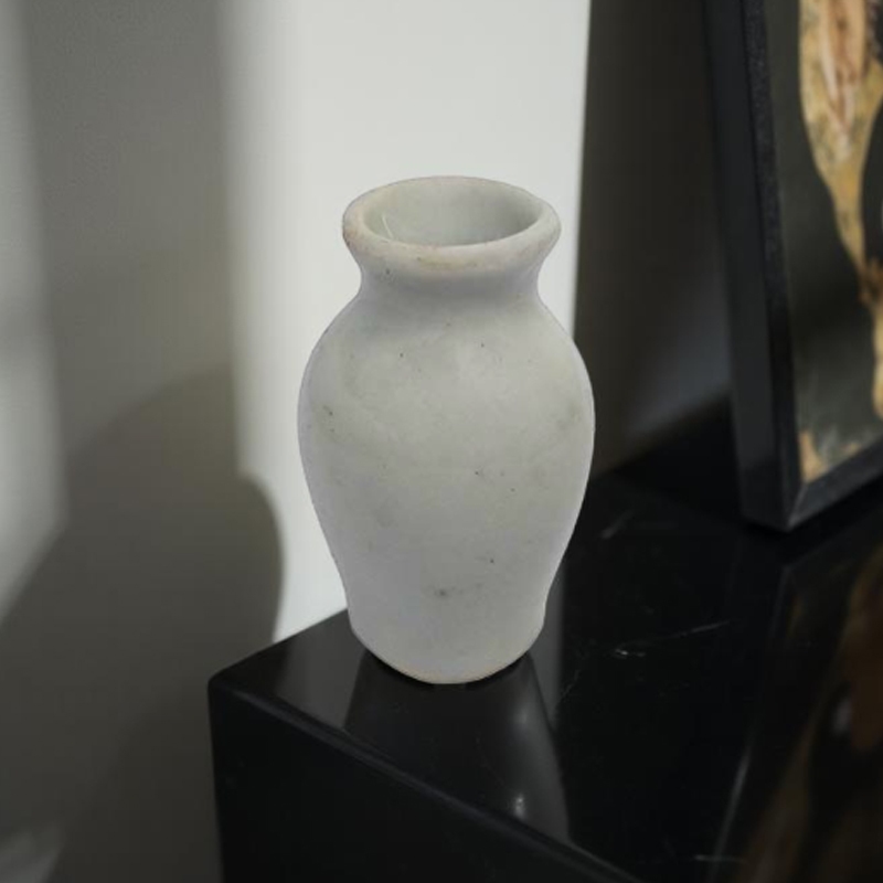 (Guci/Vas) Keramik Pajangan Meja Handmade Unik Mini Koleksi Diorama Detail