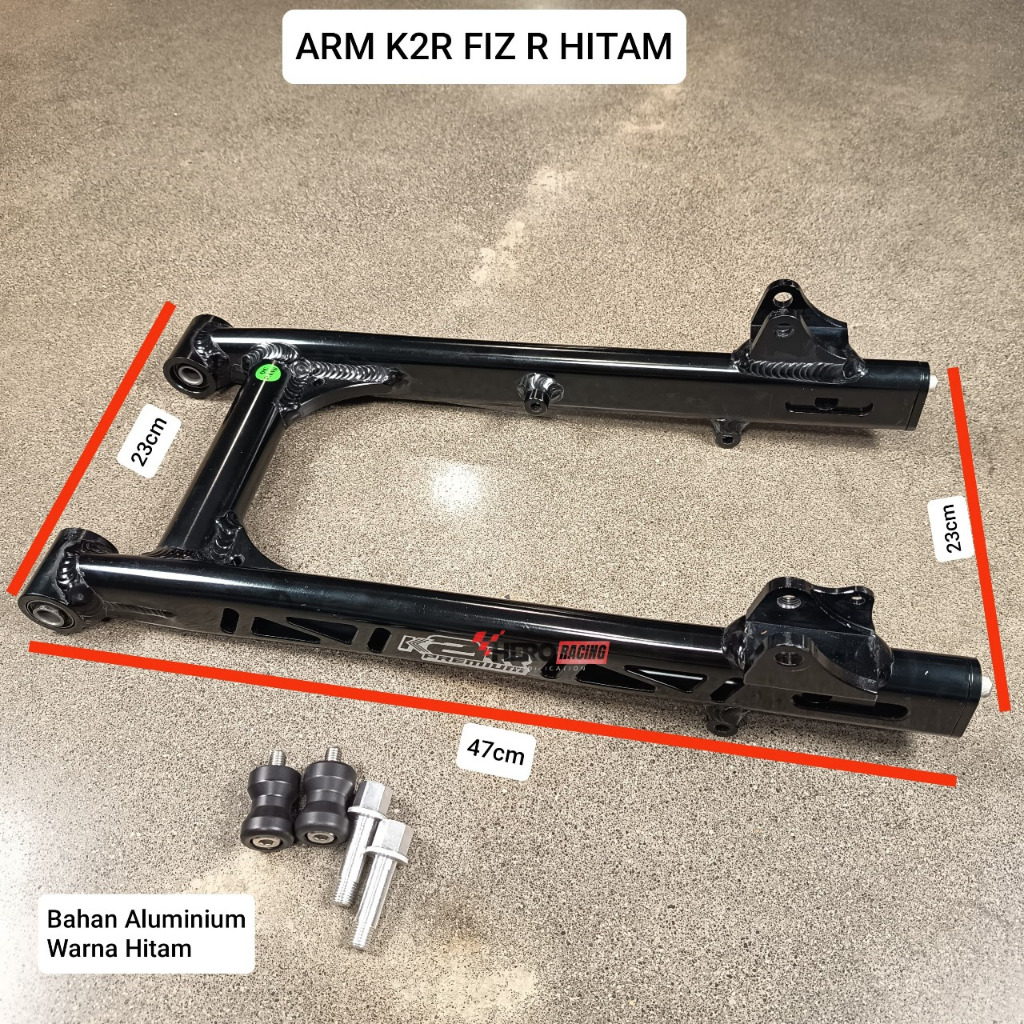 ARM K2R FIZ R / HITAM ; ARM K2R JUPITER Z CHROME /  HITAM