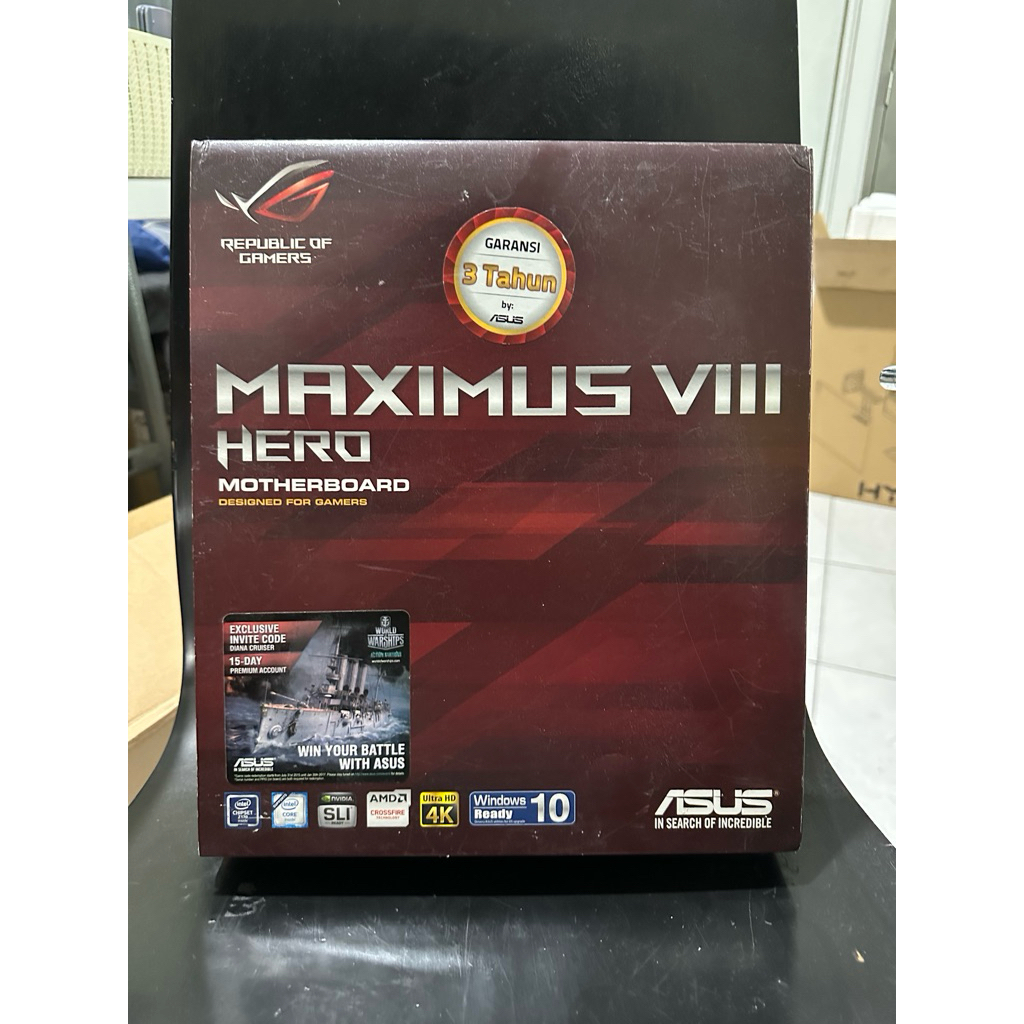 Asus Maximus Hero VIII/8 Motherboard LGA 1151 + i7 7700k