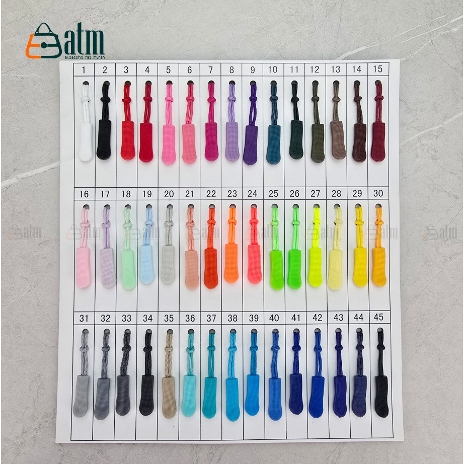 100 pcs Puller Rope /  Tarikan Zipper