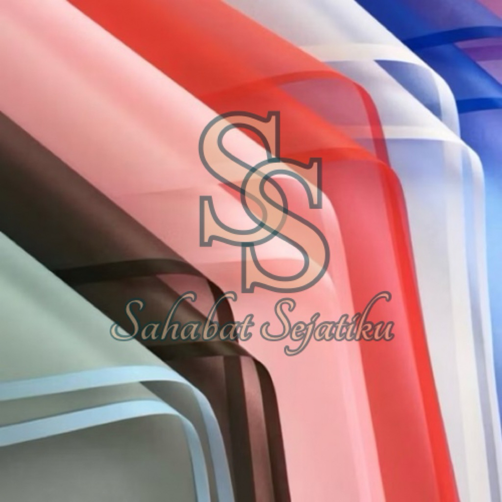 

[20 LEMBAR]Cellophane COLOR FOG FRAME List Color / Wrapping Paper Waterproof / Flower Wrapping / Buket...