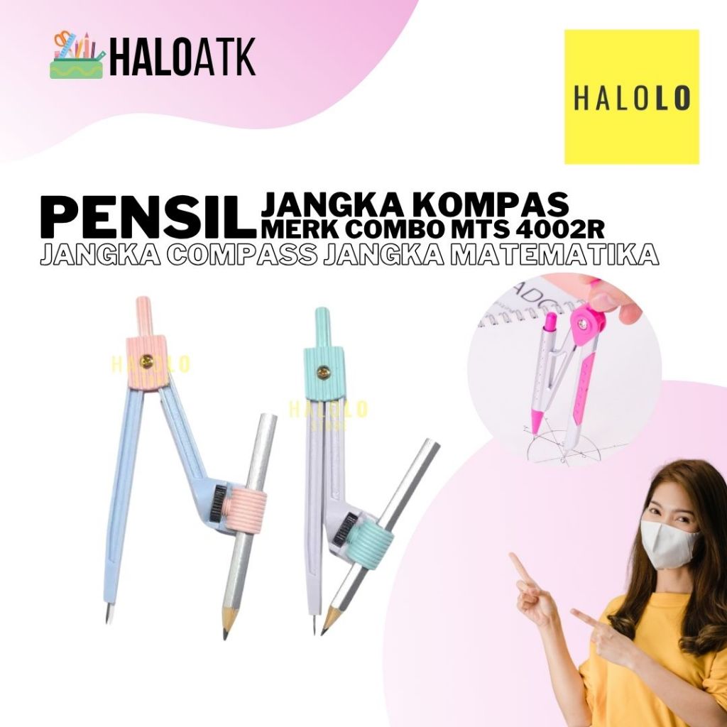 

Jangka Compass Jangka Matematika Pensil Jangka Combo MTS-4002 R