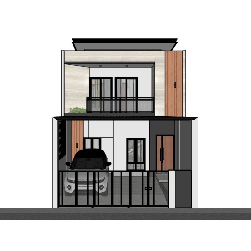 Model gambar rumah 2 lantai free ko9nsultasi dan revisi ya