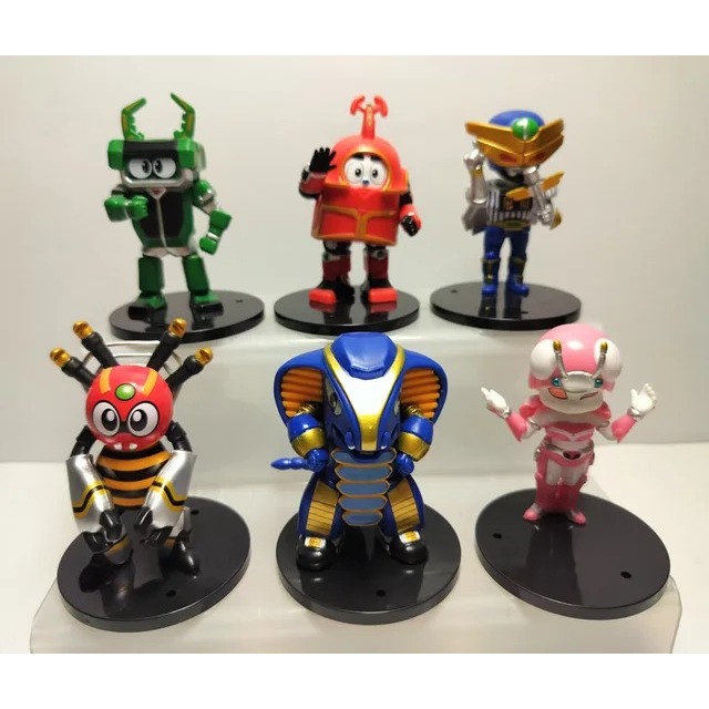 Action Figure robot Kabutaku set isi 6pcs pajangan
