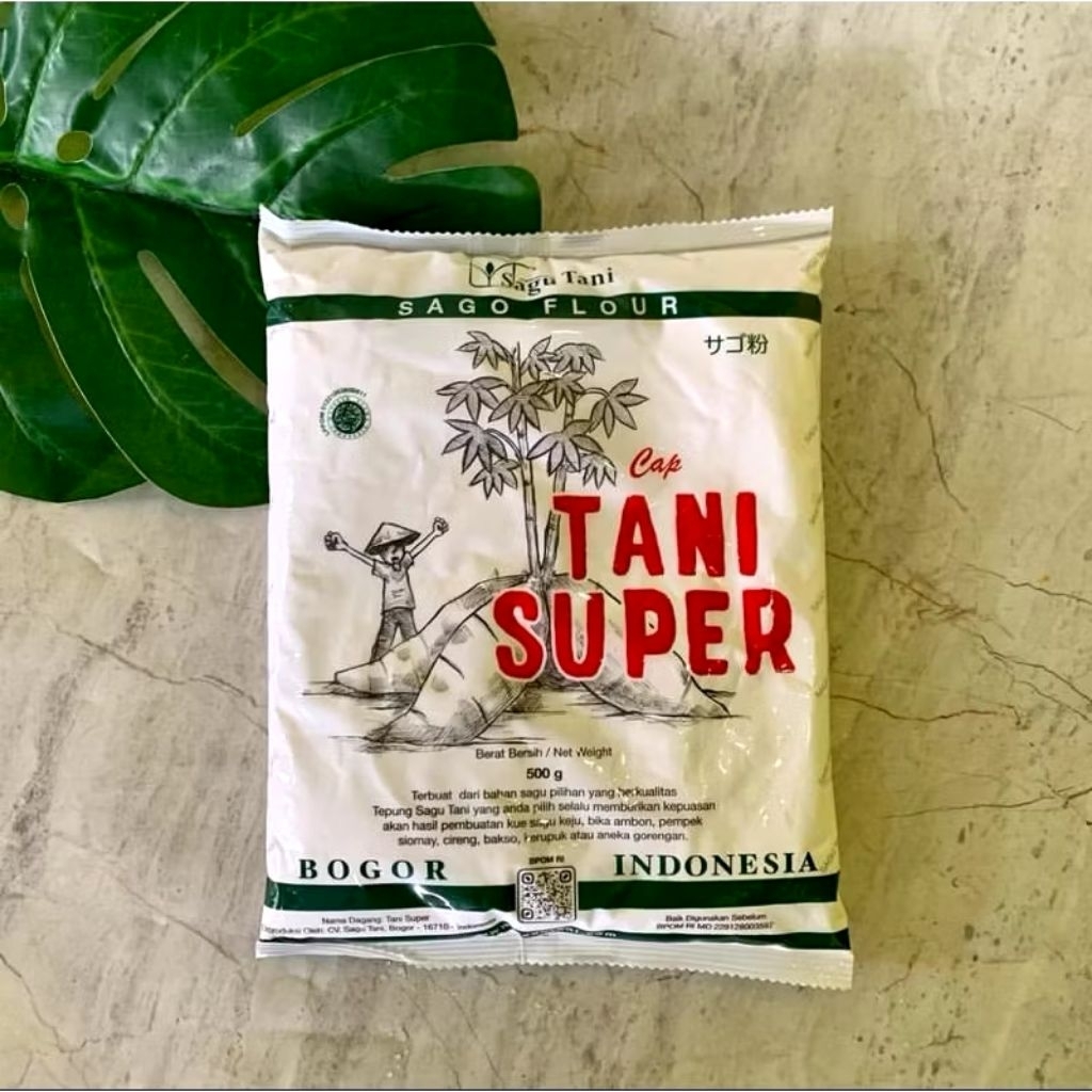 

Tepung Sagu Cap Tani Super 500gr