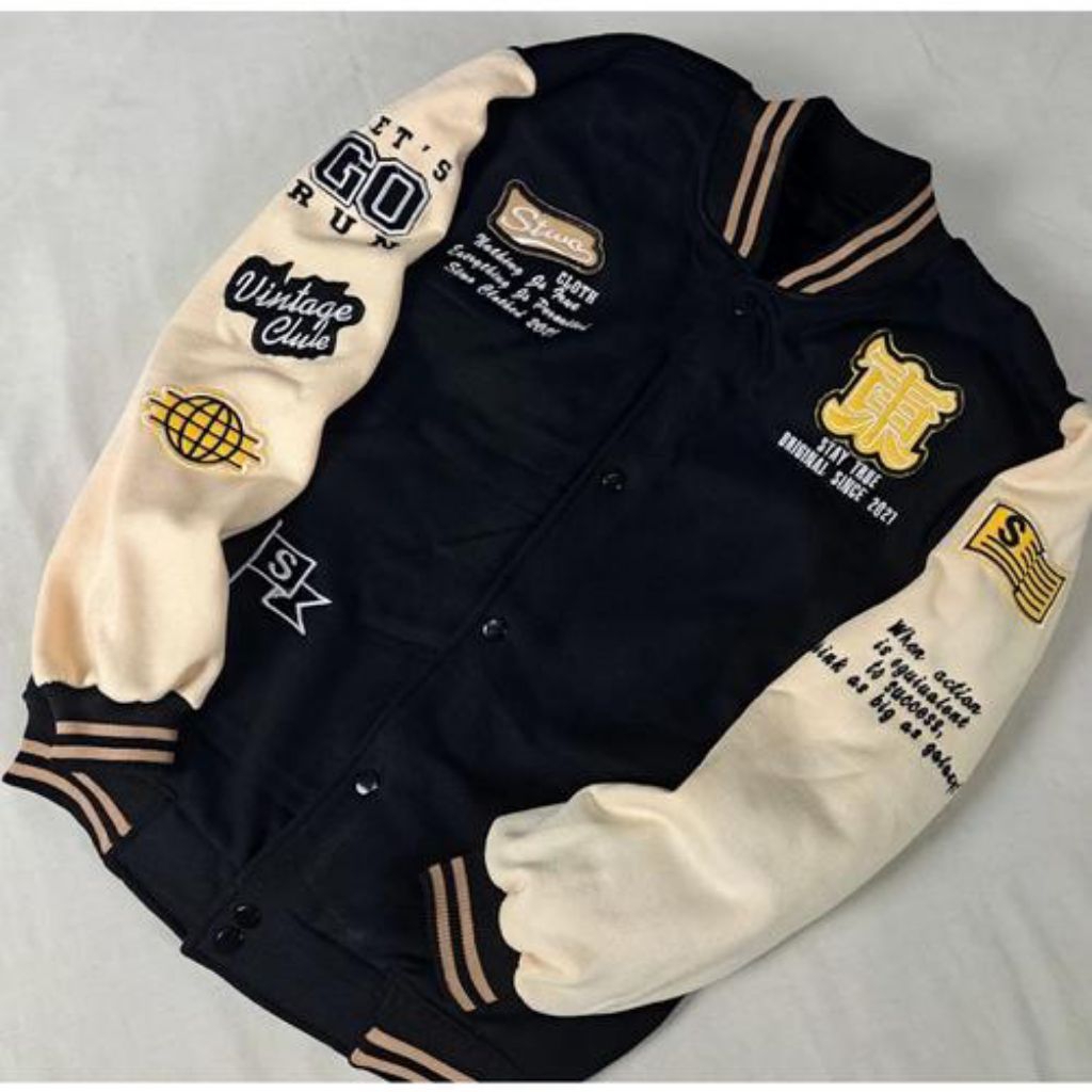 Jaket Pria Varsity Tebal Keren Original 100%